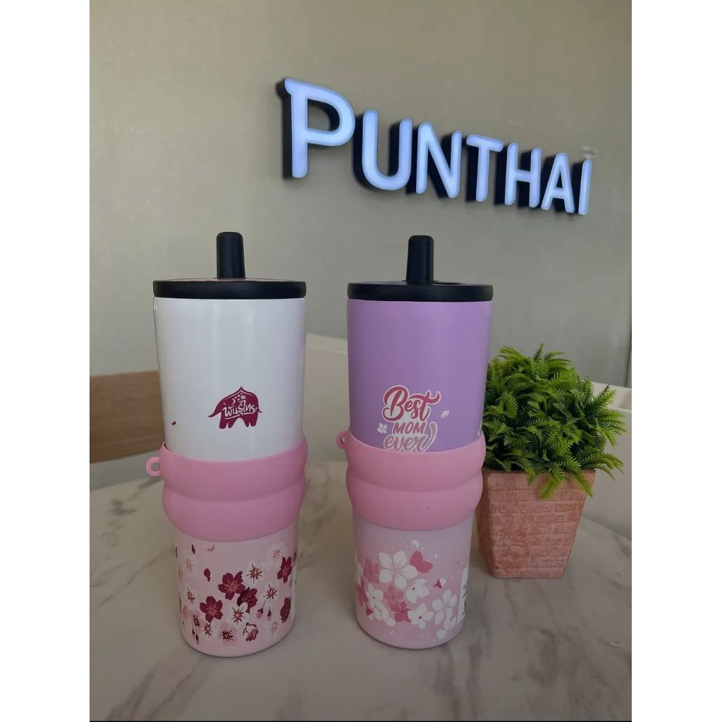 🎀พร้อมส่ง ส่งไวค่ะ🎀💐แก้วพันธุ์ไทย วันแม่ 💜💖LocknLock Tumbler with Ceramic Coated 720ml.แท้💯%