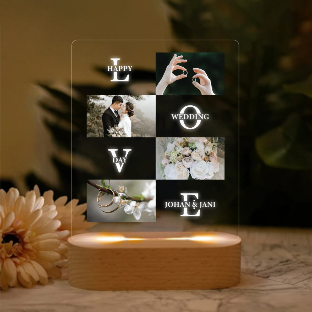 จัดทำ 1-2 วัน Happylife Love Of My Life 2025 โคมไฟอะคริลิคสั่งทำ ของขวัญวันเกิด ของขวัญแฟน แต่งงาน วันครบรอบ เทศกาลต่างๆ