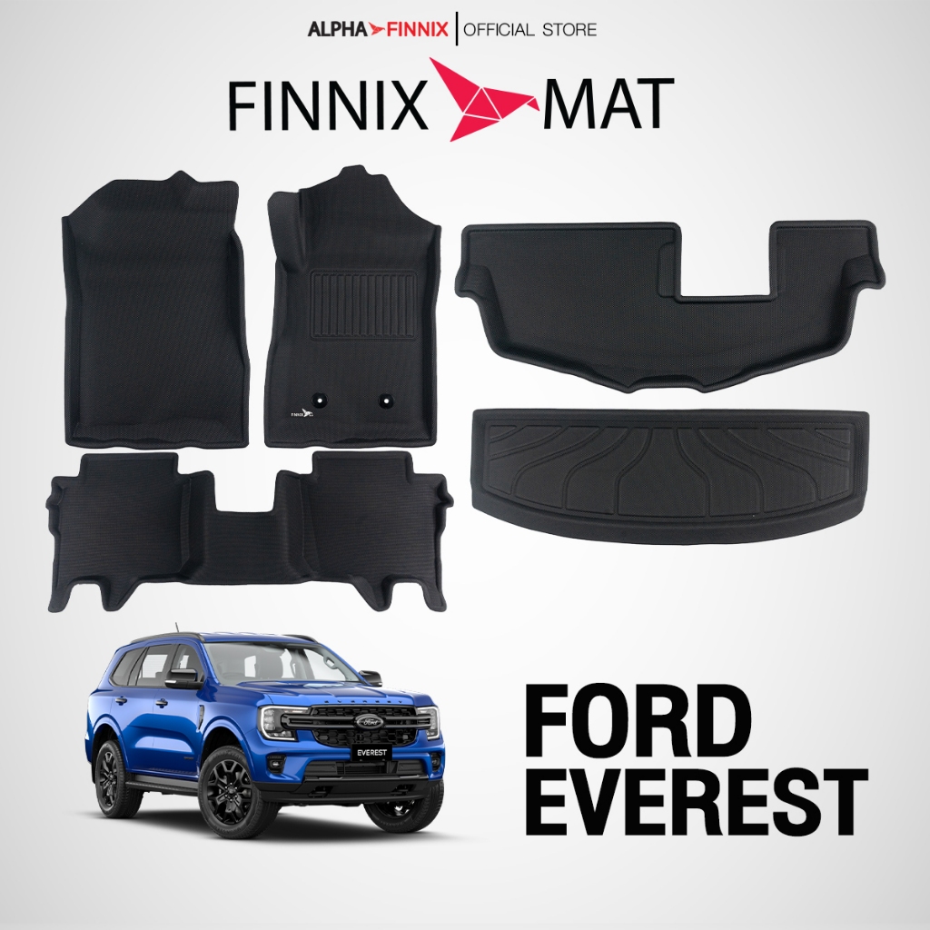 FORD พรมปูพื้นรถยนต์ Ford Everest แบรนด์ Alpha Finnix