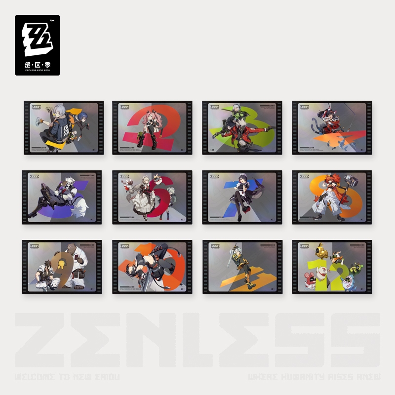 [ พร้อมส่ง / Official ] Zenless Zone Zero Time Modulation Series - Card ZZZ การ์ด ซีรีส์ Time Modula