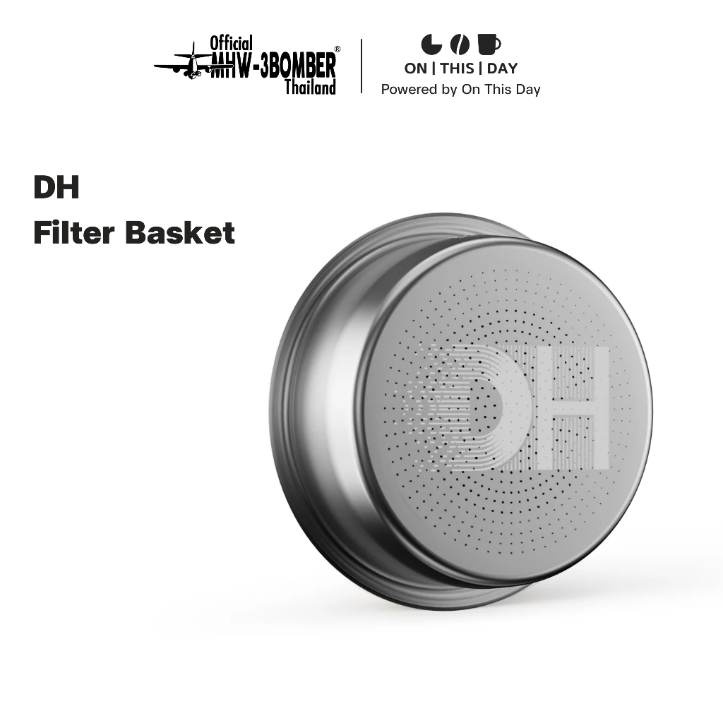 MHW-3BOMBER DH Filter Basket ตะกร้ากรองผงกาแฟ สำหรับก้านชง ขนาด 58 mm