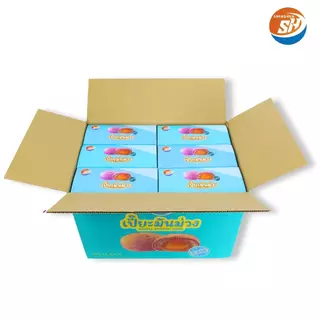 ขนมเปี๊ยะมันม่วง Shenghua 1ลัง12กล่อง144ชิ้น หอมมันม่วงแท้ แป้งนุ่มไส้แน่น รสชาติหวานมัน