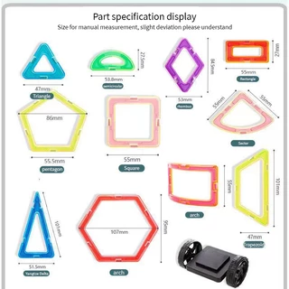 JoyToys บล็อกตัวต่อแม่เหล็ก 3D ของเล่นเตัวต่อแม่เหล็กของเล่นเสริม็่มเหลแม่เหล ตัวต่อแม่เหล็ก เสริมทักษะ ของเล่นเสริมพัฒน