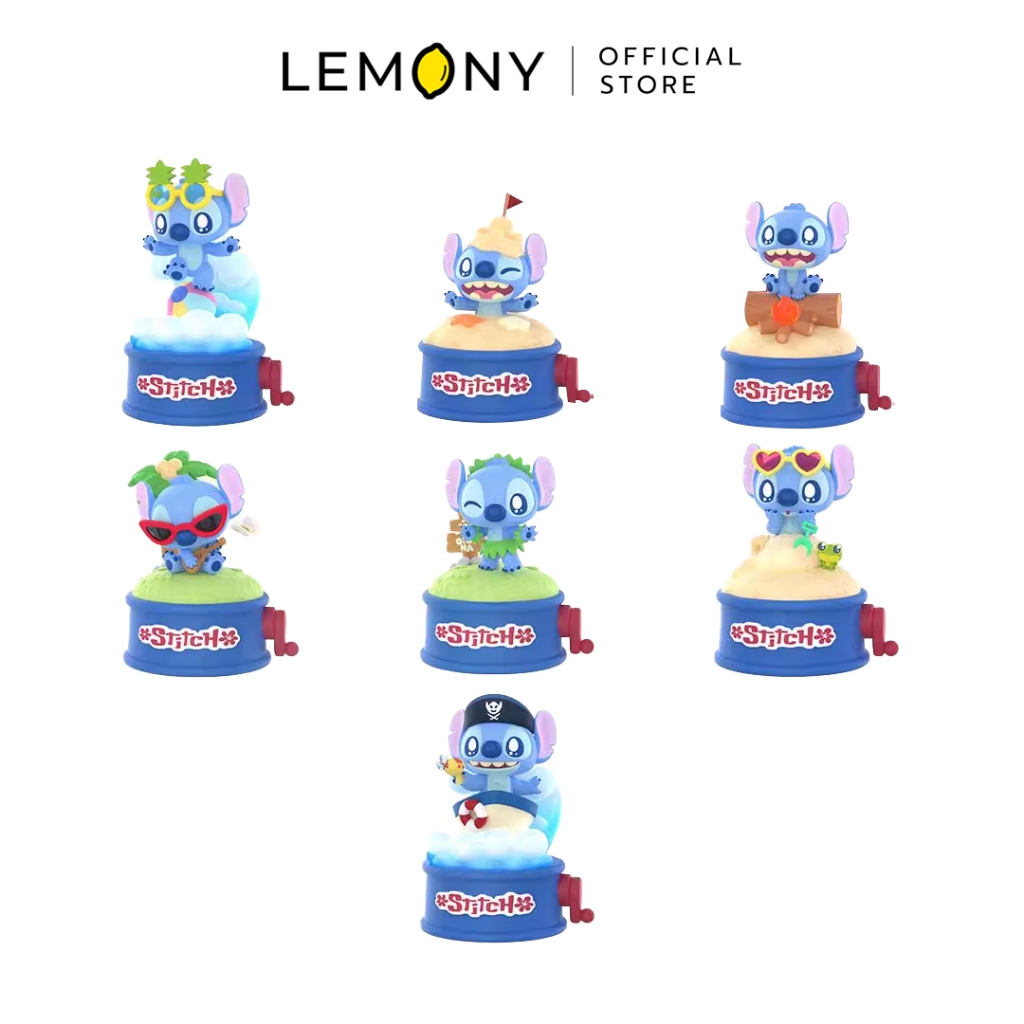 LEMONY กล่องจุ่ม Stitch Cute Island Series