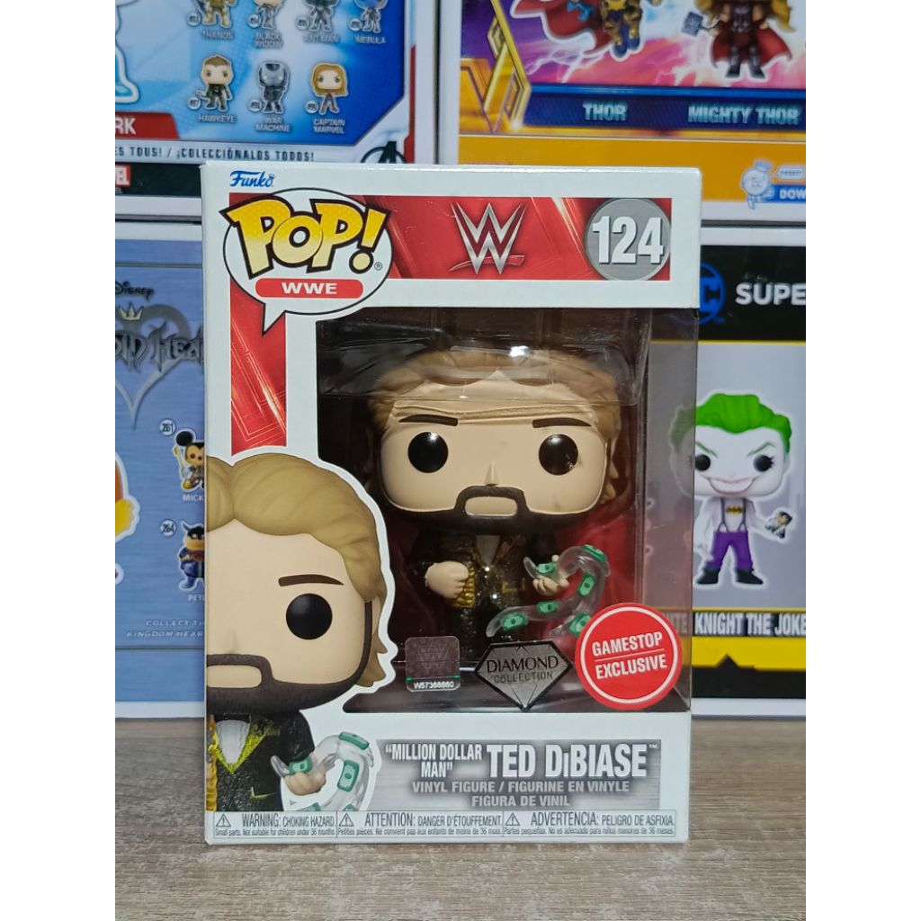Funko Pop! : WWE - "Million Dollar Man" Ted DiBiase [ กล่องสินค้า - 8/10 ]