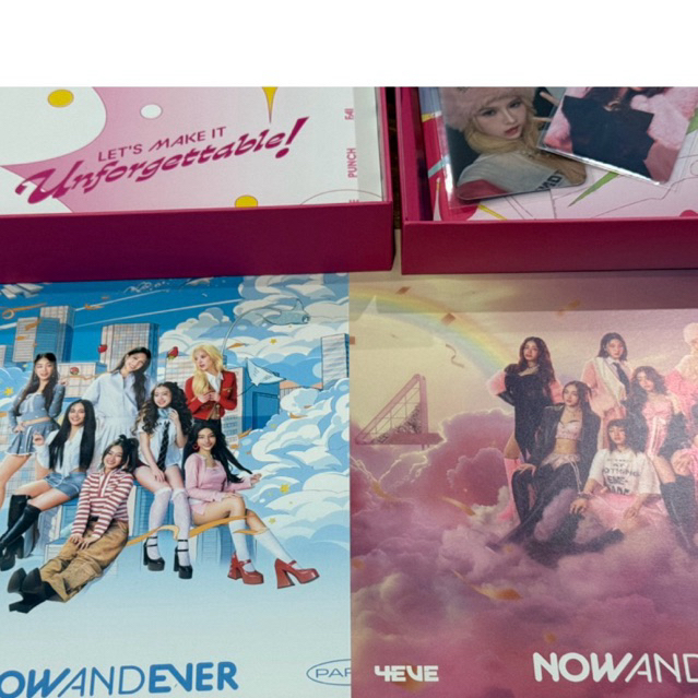 อัลบั้ม 4eve now and ever พร้อมการ์ดแฮนน่าและมายด์