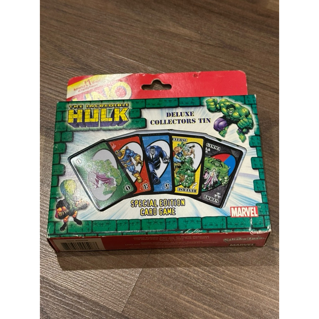 ♻️ UNO Hulk (Special Edition)  2003 ♻️
