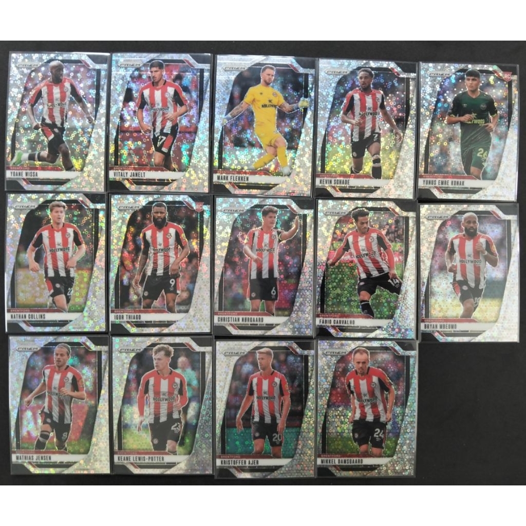 การ์ดฟุตบอล Breakaway Full Team 2024-25 Panini Prizm Premier League Soccer