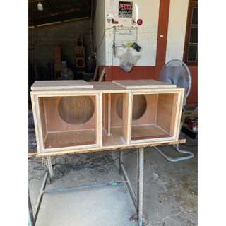 ตู้บังเกอร์ 12 นิ้วไม้อัดแท้งานดิบ ไม้อัด15 มิล