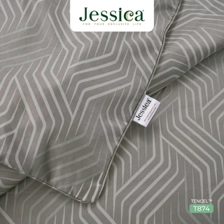 Jessica Tencel T874 พิมพ์ลาย เจสสิก้า ชุดเครื่องนอน ผ้าปูที่นอน ผ้านวม ลวดลายโดดเด่น ให้สัมผัสที่นุ่มลื่นดุจแพรไหม