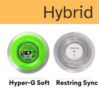 เอ็นเทนนิสไฮบริด Solinco Hyper-G Soft / Restring Sync Hybrid…