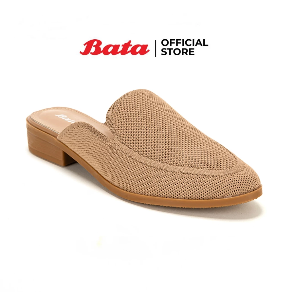 ฺBata บาจา รองเท้าสวมเปิดส้น รองเท้าลำลอง ส้นแบน สำหรับผู้หญิง รุ่น LAUPER สีน้ำตาล 5398016 สีดำ 5396016