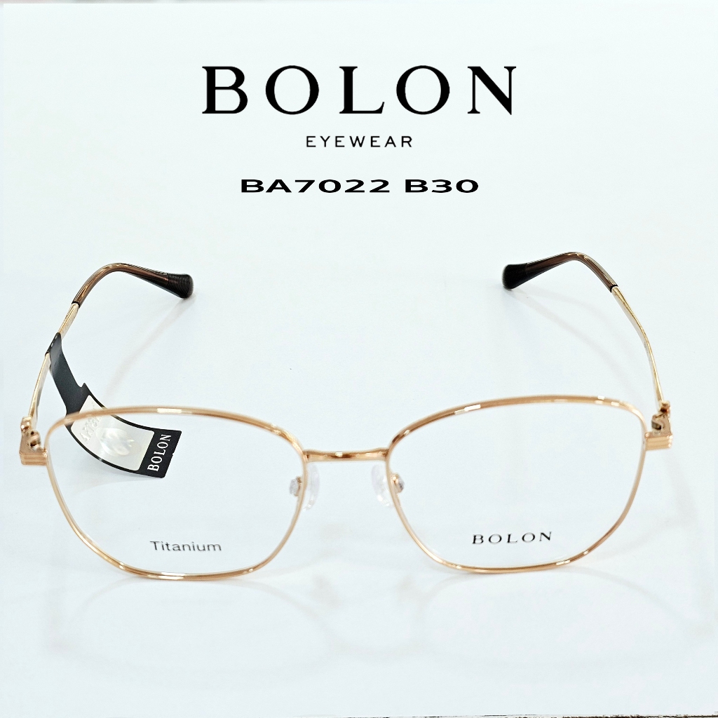 กรอบแว่นตา BOLON แท้ 100% รุ่น BA7022 B30 ขนาด 53-17-148 F1
