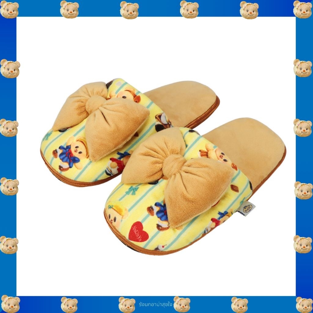 Butterbear พร้อมส่ง📦 NaRaYa x Butterbear รองเท้าแตะรุ่นใหม่ใส่สบาย มี 2 ขนาด M และ L + 🛍ถุงกระดาษ ขอ