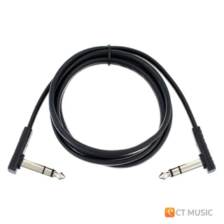 Rockboard Flat TRS Cable Black หัวแจ็ค TRS สาย TRS