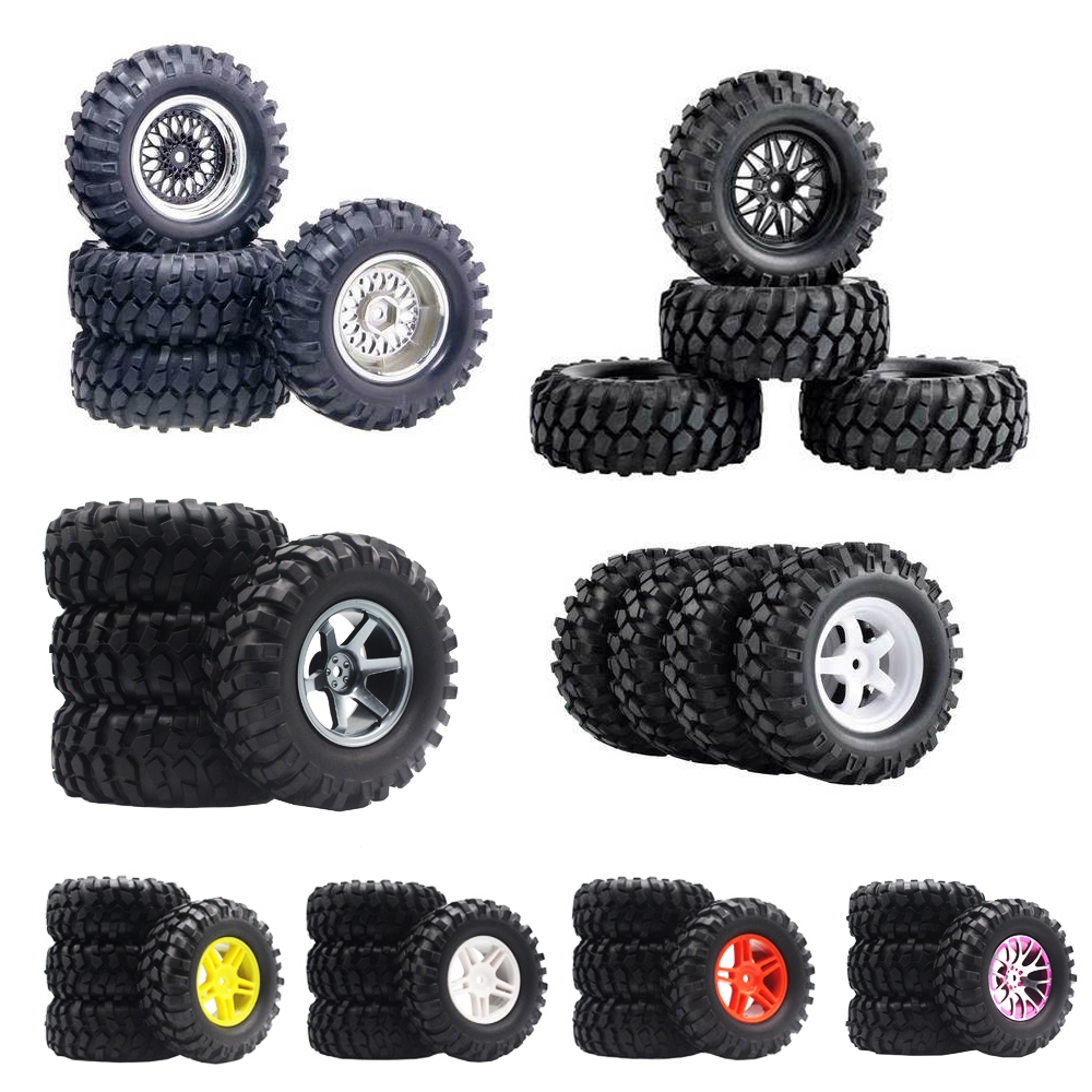 Rc ล้อรถบังคับรถไต่รถสสเกล 1/10 1.9 inch ราคา 4 ล้อ  96mm SCX10 Tamiya Sakura Xray MST HSP TRAXXAS Axial TT01