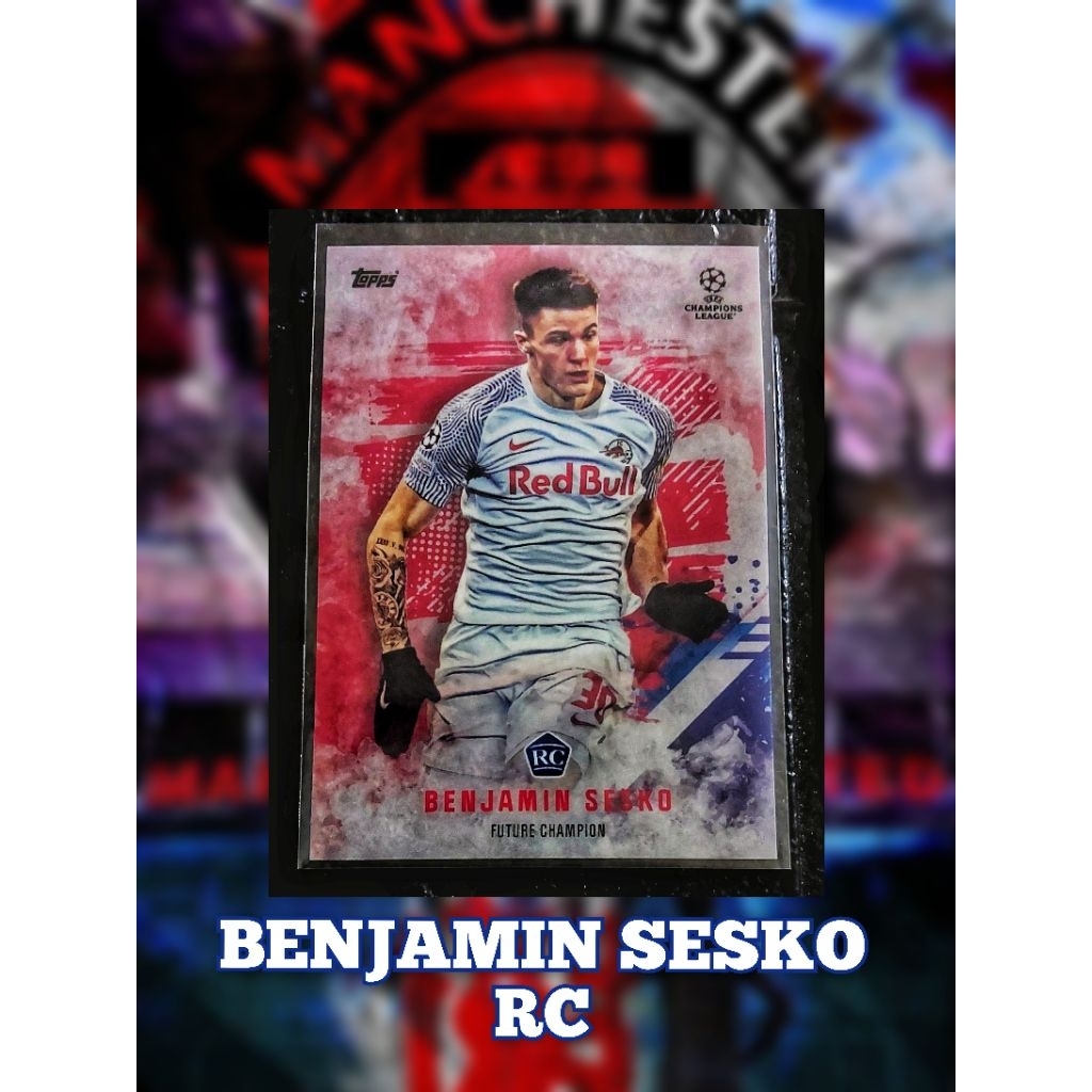 การ์ดฟุตบอล Benjamin Sesko Rc TOPPS Future Champions – Mason Mount Curated UEFA Champions League 202