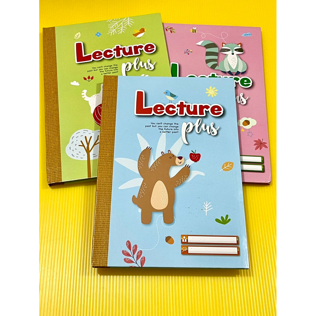 สมุด ปกแข็ง Lecture 25 บาท (ราคาส่ง ) คละลาย ปกมัน 80 แผ่น