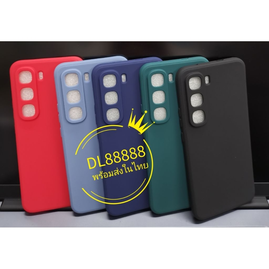 ✨พร้​อมส่งใน🇹🇭✨เคส TPU ​นิ่ม ​สีพาสเทล For Infinix Hot 60 Pro Plus 4G Hot 60i Hot 60 Pro Hot 50 Pro Plus​ 4G / Hot 60 5G
