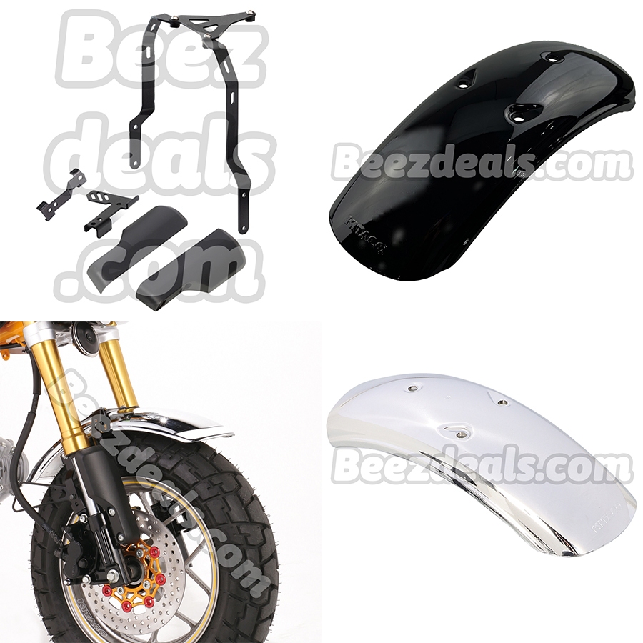Kitaco บังโคลน ชุดสเตย์บังโคลน Honda Monkey 125 Dax 125