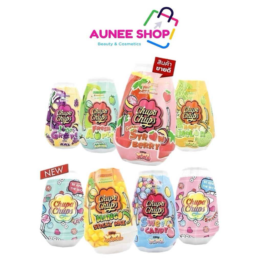 ส่งฟรี/มีไลฟ์ (1ชิ้น)FreshTime X Chupa Chups จูปาจุ๊ปส์ เจลหอมปรับอากาศ น้ำหอมปรับอากาศ น้ำหอมดับกลิ่น 230g