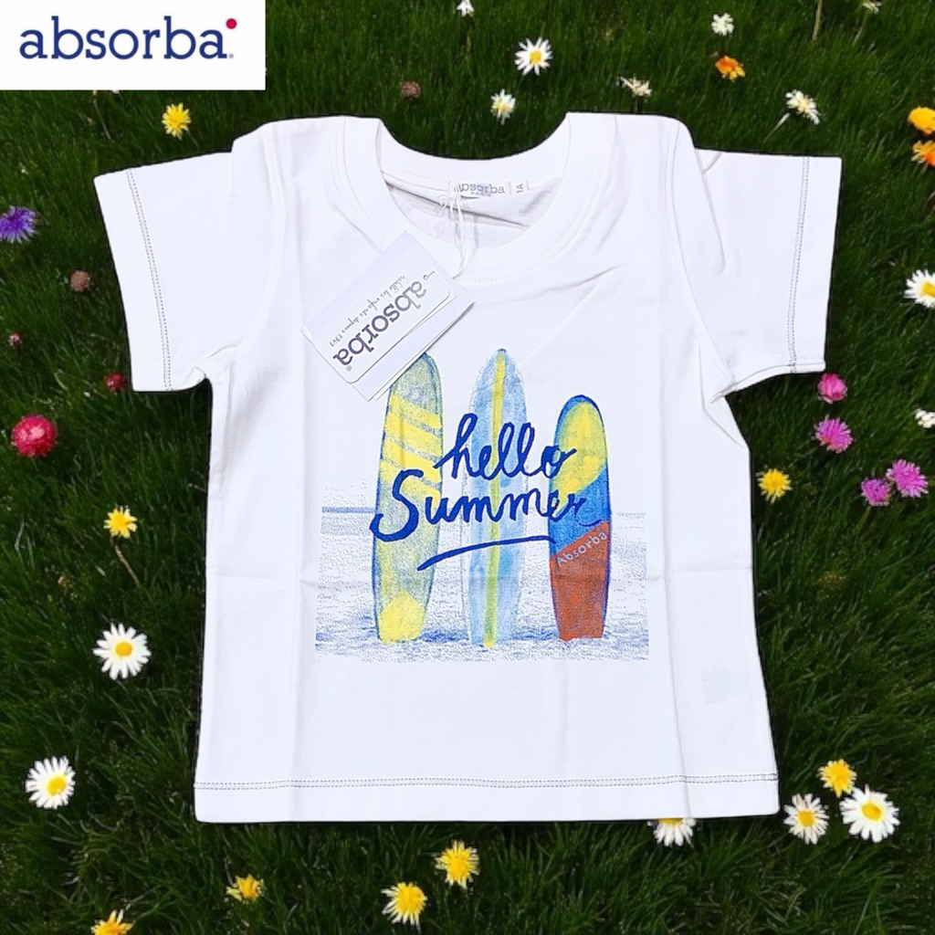 Absorba (Q88) เสื้อยืดผ้า Cotton Size 2 ปี,3 ปี