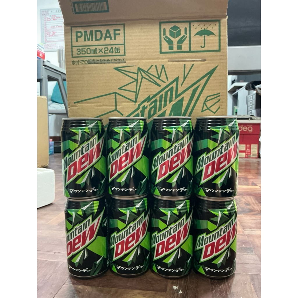 [ถูกสุด ใช้โค๊ดได้] Mountain Dew 350 ml นำเข้าจากญี่ปุ่น เครื่องดื่ม