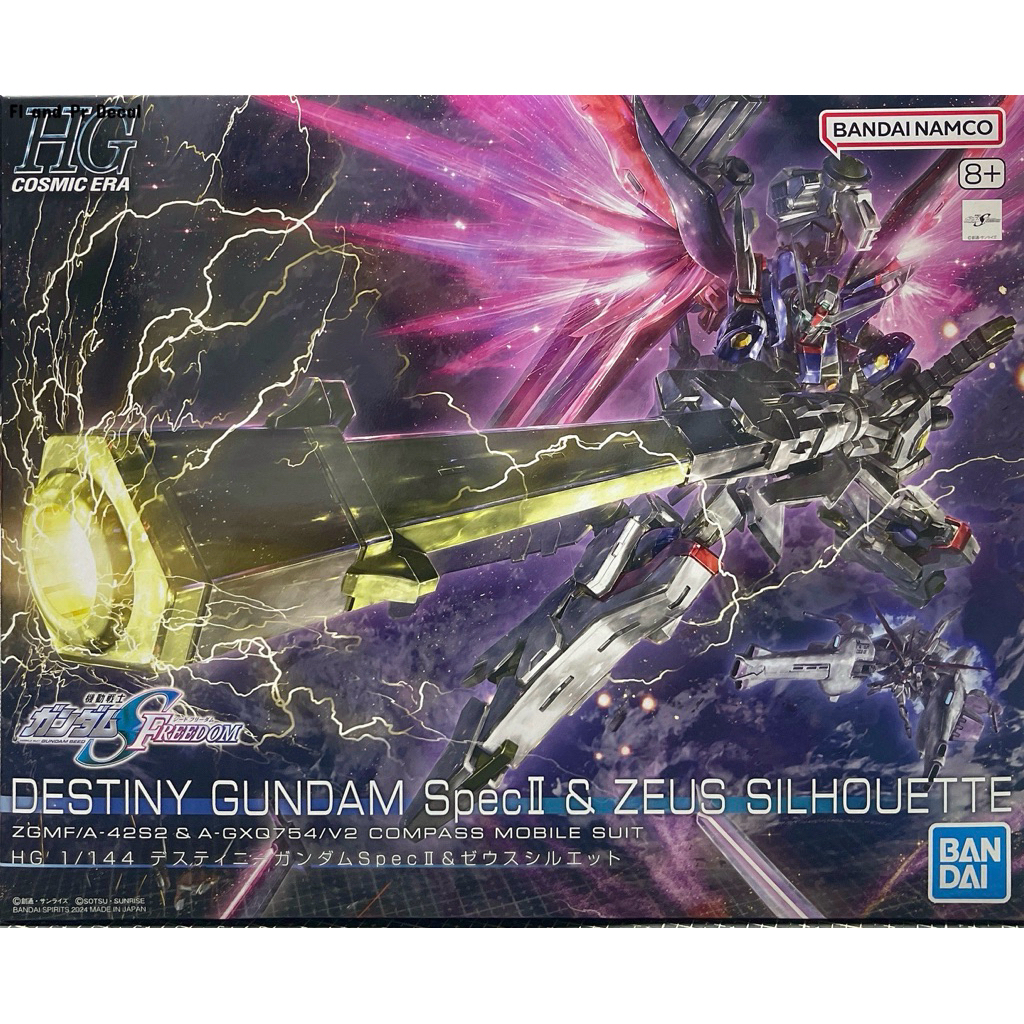 Hg 1/144 Destiny Gundam Spec II & Zeus Silhouette