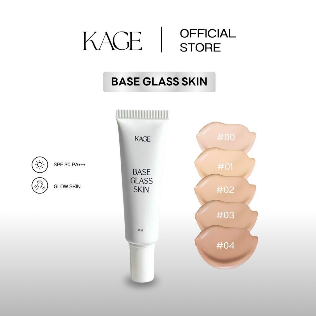 เบสกระจก Kage base glass skin/เบสกระจกทาแล้วให้ความเป็นผิว ฟินิชผิวโกลว์