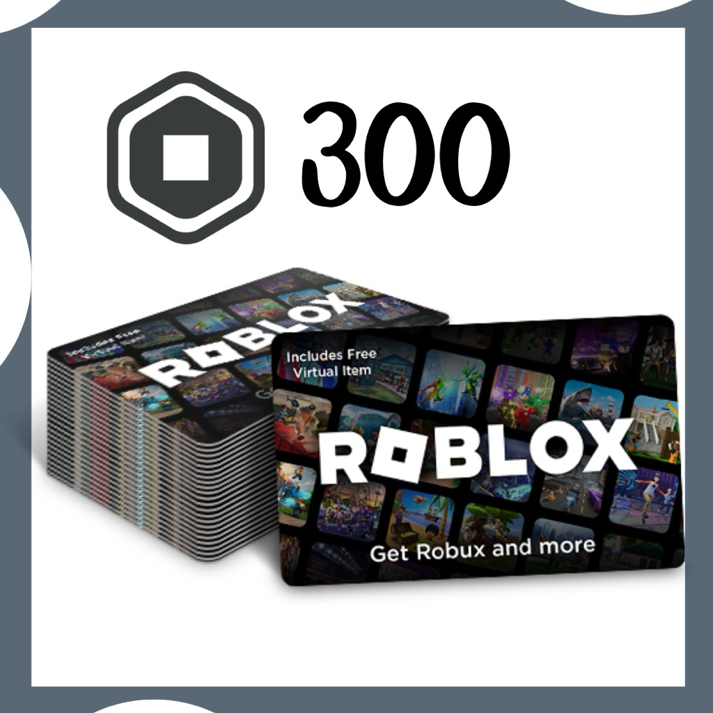 Roblox Robux 300  🎉🌈พร้อมส่งจากไทย 🎮🌟
