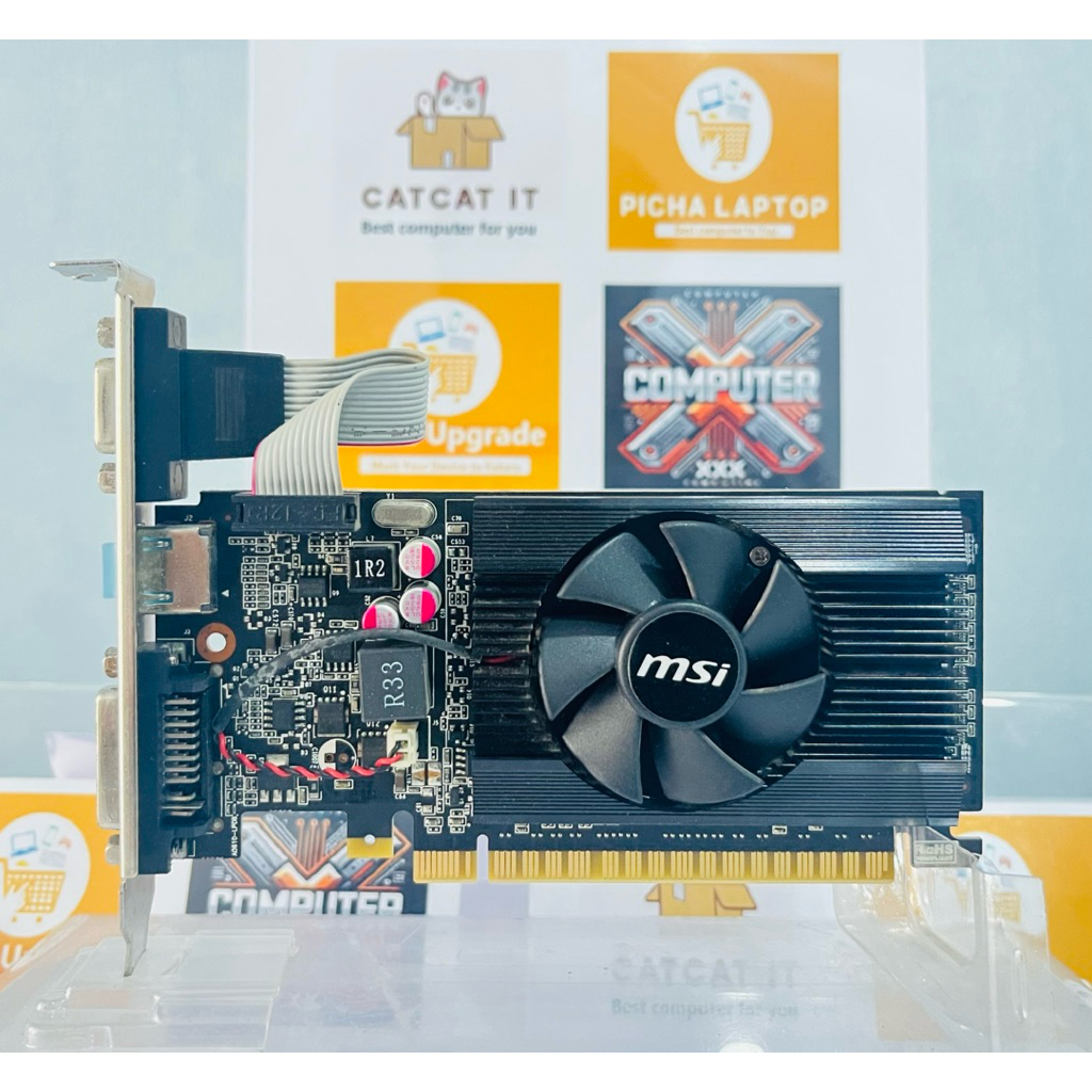 MSI Nvidia GT610 2GB GDDR3 HDMI VGA DVI มือสอง