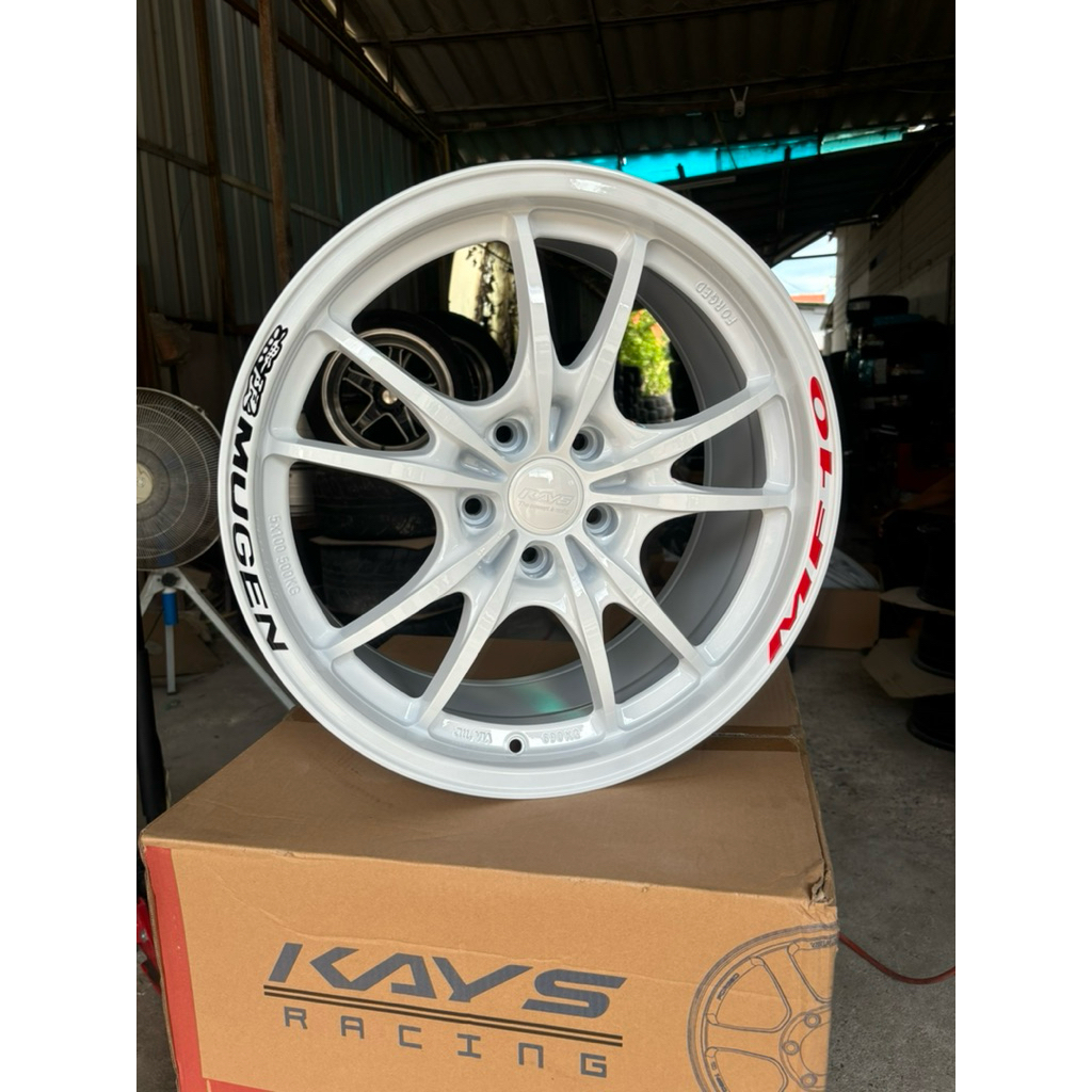 แม็กใหม่Mugen(MF10)ขอบ18/8.5ออฟ+35ใส่5/114(ราคาต่อ1วง)