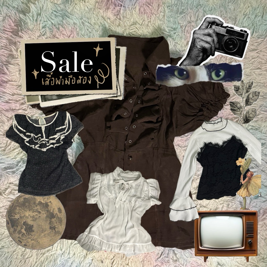⭐️เสื้อผ้ามือ 2 แนว shoujo| sawako |coquette |cottage |vintage | เสื้อทำงาน