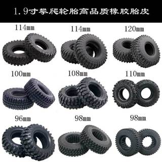 🔥Rc ยางรถไต่รถสสเกล 1/10 1.9 inch 96-120mm SCX10 Tamiya Saku…