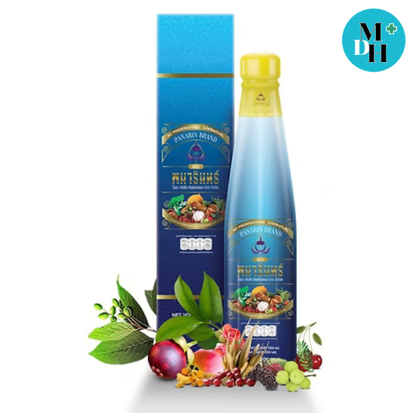 น้ำมังคุดทิพย์มงคล 555 ตราพนารินทร์ ขวด 250 ML 17719