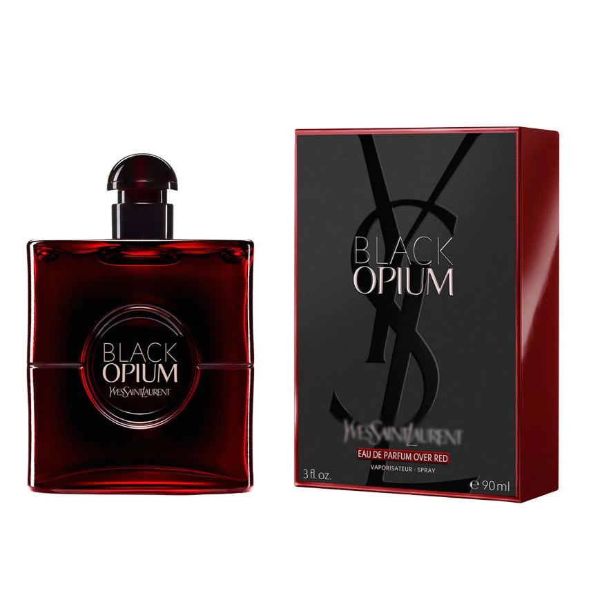✴️ส่งฟรี ของแท้ 100% น้ำหอม Yves Saint Laurent Ysl Black Opium Over Red 90 ML.(กล่องซีล)