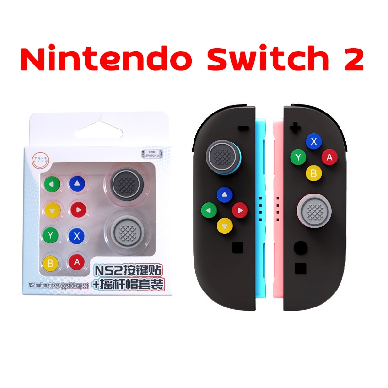 !! พร้อมส่งจากไทย !! ปุ่มยาง Joy con Nintendo Switch 2 ป้องกันรอยขีดข่วน