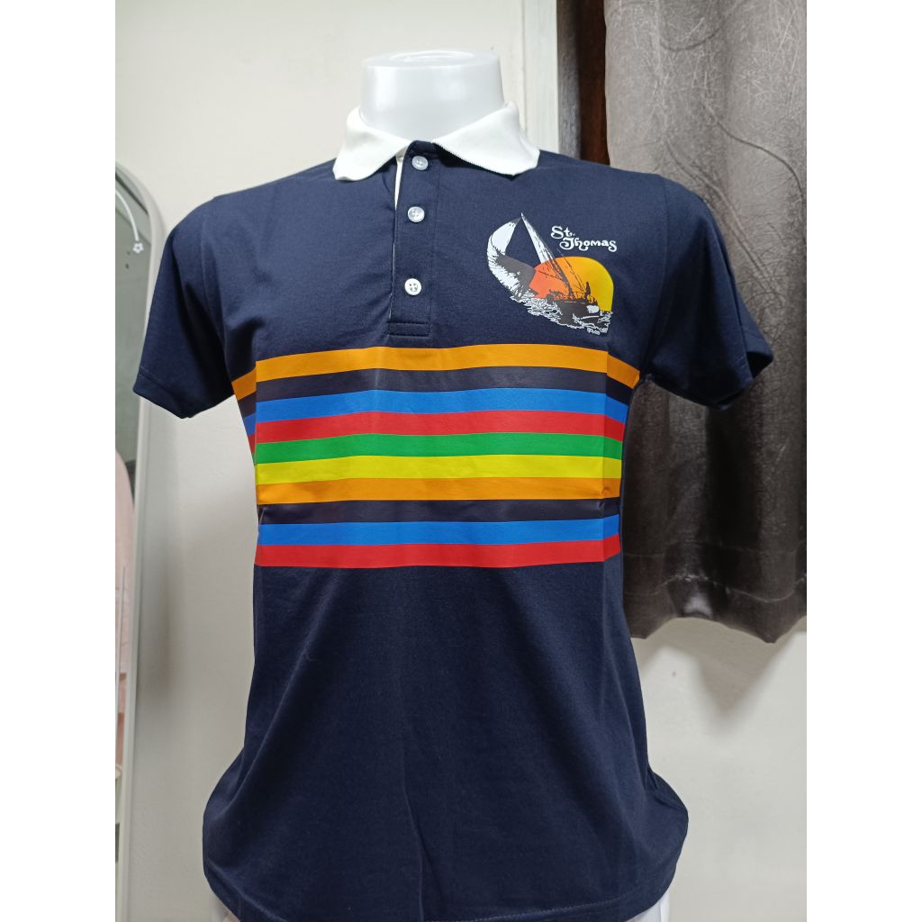 เสื้อโปโล อกรุ้ง ลายวินเทจ งานใหม่ล่าสุด