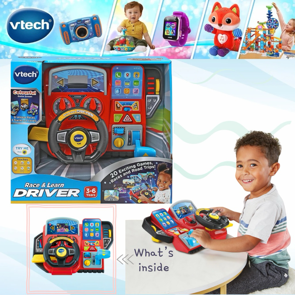 VTech Race & Learn Driver ซึ่งเป็นของเล่นขับรถสำหรับเด็กอายุ 3-6 ปี