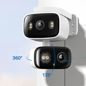 TP-LINK TAPO C246D 6MP Indoor/Outdoor Dual Lens Pan/Tilt Security Camera