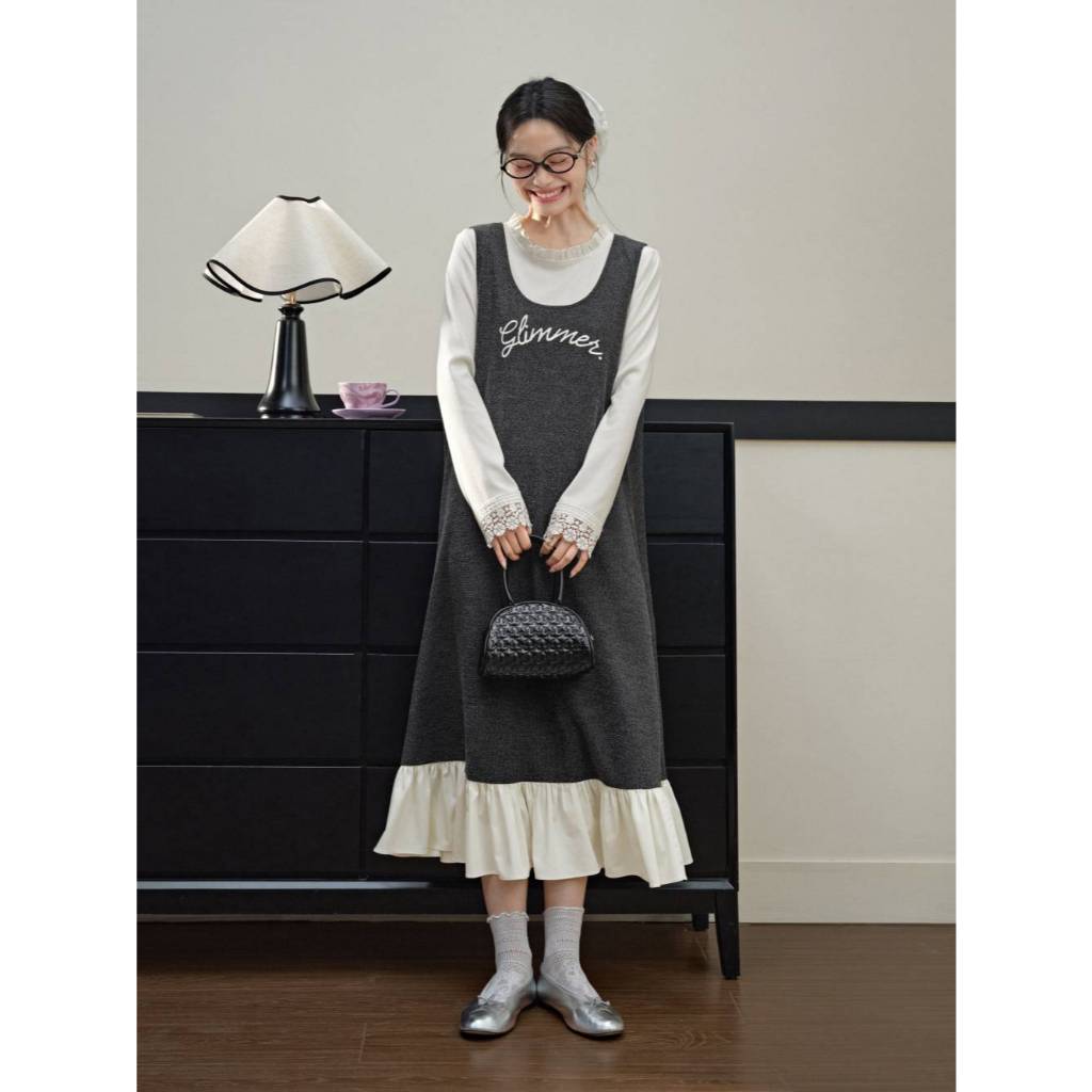 [Preorder] KUOSE : Sleeveless Knit Dress