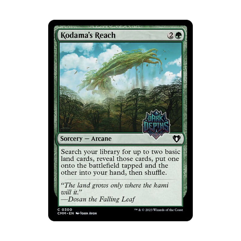 [MTG] Kodama's Reach [CMM] [GREEN] [SORCERY] [C] - Magic the Gathering SINGLES
