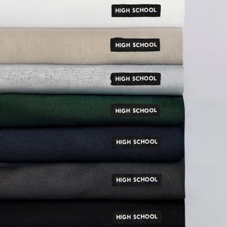 Highschool Basic Collection : Routine Tag Oversize Tee เสื้อยืดโอเวอร์ไซส์แท็ก - TPB06390