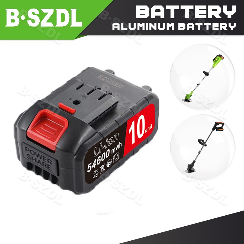 Quanyou MAX แบตเตอรี่ลิเธียมรุ่นอัพเกรด แบตเตอรี่เครื่องตัดหญ้า B·SZDL 21-198V ใช้งานได้นานถึง 4-5 ชั่วโมง
