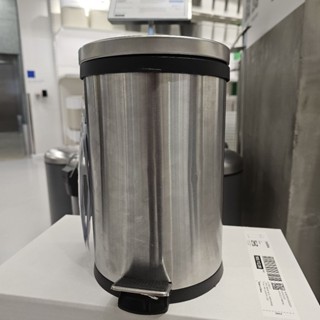 [ของแท้จาก​ IKEA]​ SNÖRPA สเนอร์ปาถังขยะเหยียบ, สเตนเลส, 12 …