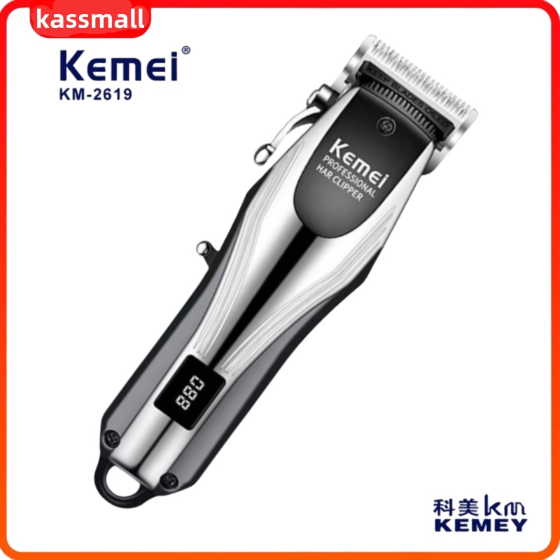 KEMEI KM-2619แบตเตอเลี่ยนตัดผมไร้สาย แบตตาเลี่ยนแกะลาย แบตเตอร์เลี่ยนไฟฟ้า อุปกรณ์ตัดผม