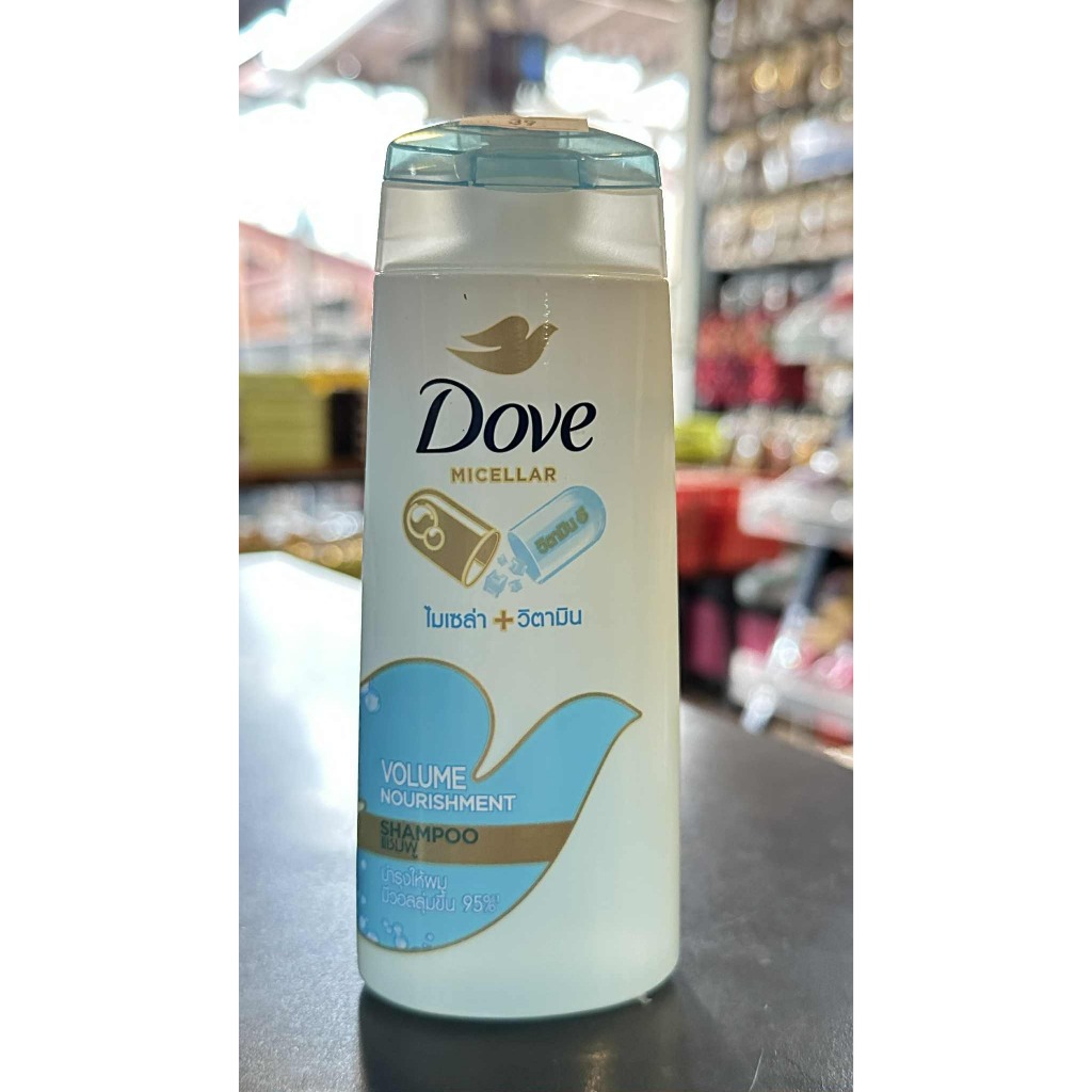 DOVE MICELLAR  แชมพู 140 มล.  ครีมนวดผม 110 มล.