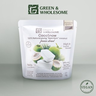 Green & Wholesome l CocoSnow l Coconut Freeze dried l มะพร้า…