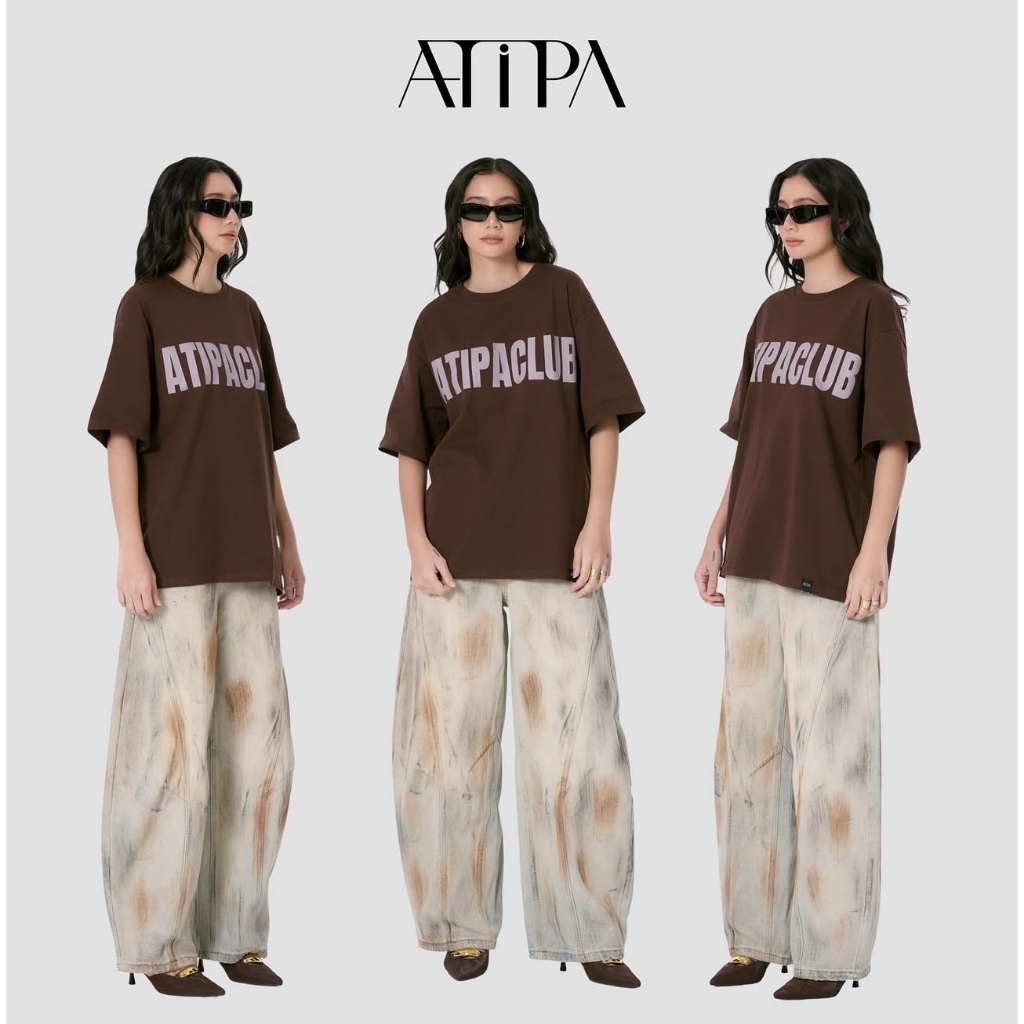 Atipashop - NEUTRIX. ATIPA CLUB เสื้อยืด แขนสั้น ทรงโอเวอร์ไซส์ สกรีนลาย ผ้านิ่มใส่สบาย