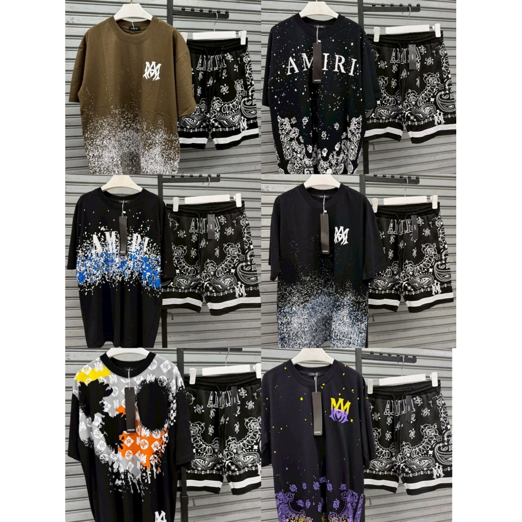 ชุดเซ็ตเสื้อยืด+กางเกงขาสั้นงานพรีเมี่ยม